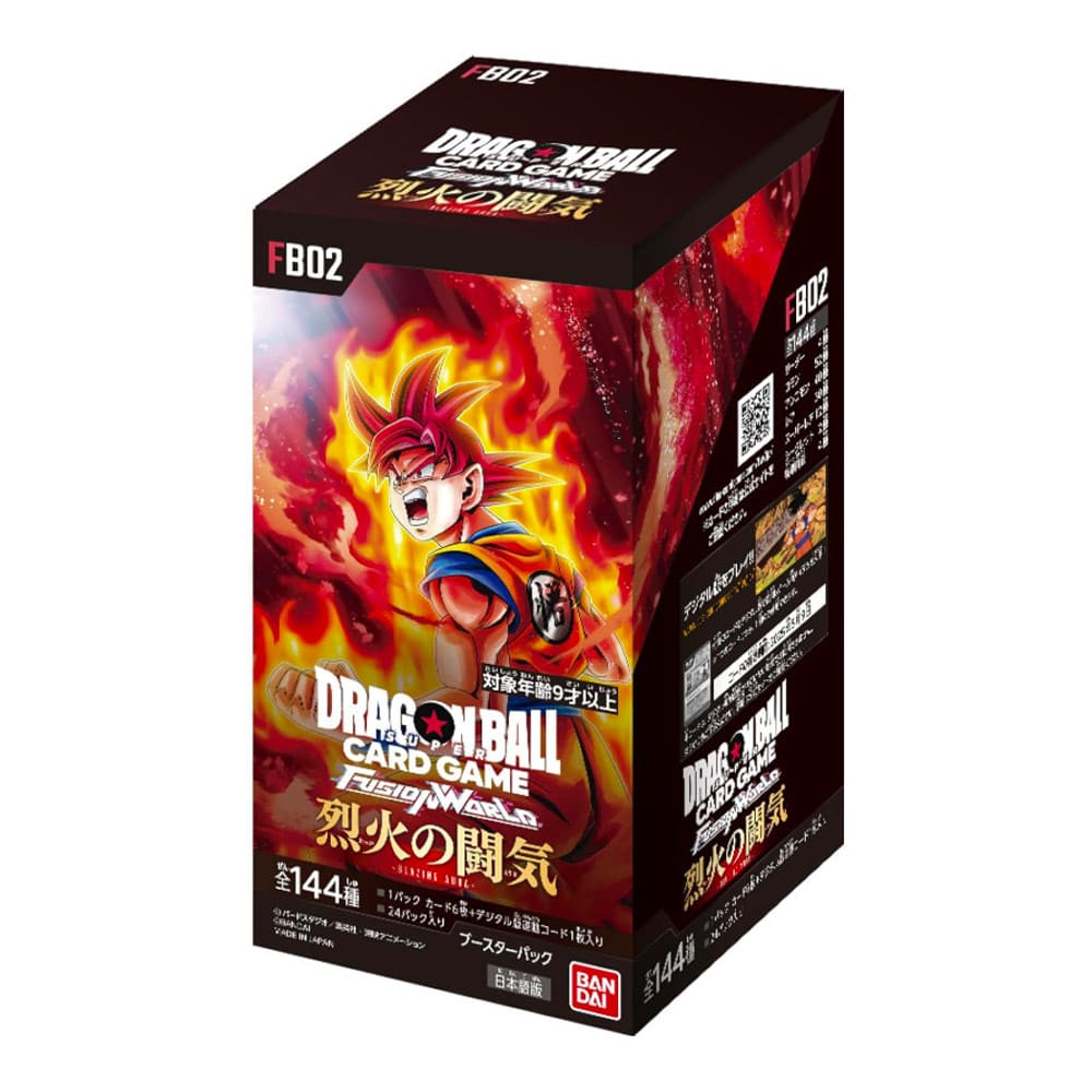 Dragon Ball Super Card Game Fusion World Blazing Aura FB02 Display - 24 packs(JP)