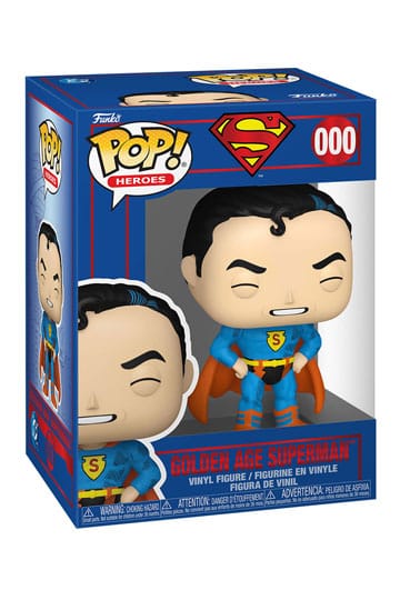 DC Comics POP! Heroes Vinyl Golden Age Superman 9 cm