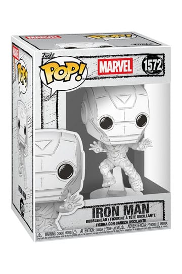Marvel POP! Vinyl Figure Sketched - Iron Man 9 cm