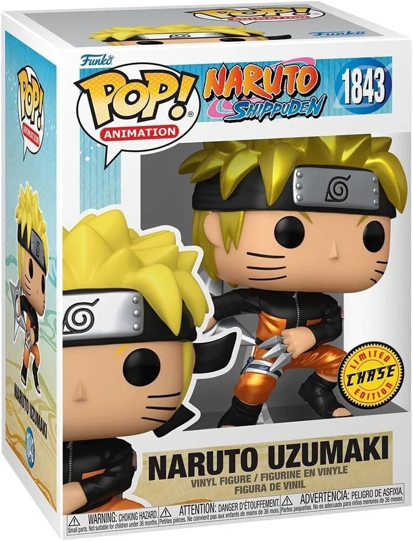 FUNKO POP! Vinyl NARUTO UZUMAKI - Naruto Shippuden - CHASE- 1843