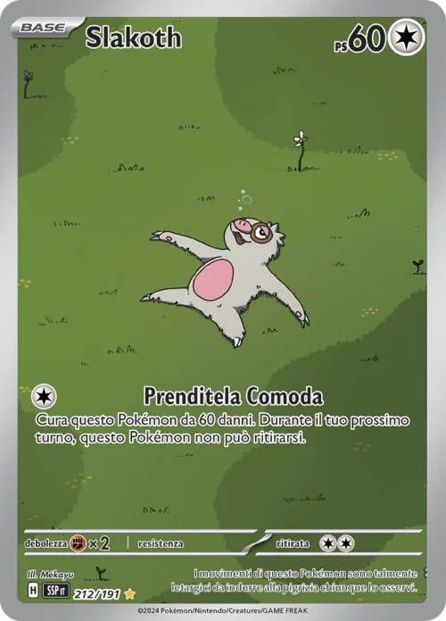 Slakoth - SSP 212/191 Italiano - Scintille Folgoranti